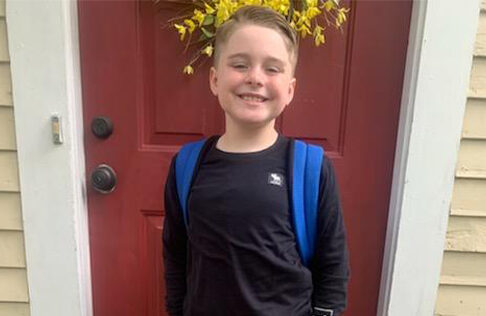 Curt Gemme's Son back to school