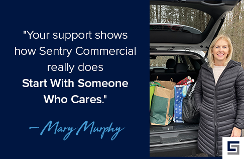 The Sentry Commercial Team Shows #MoreCarePerSquareFoot