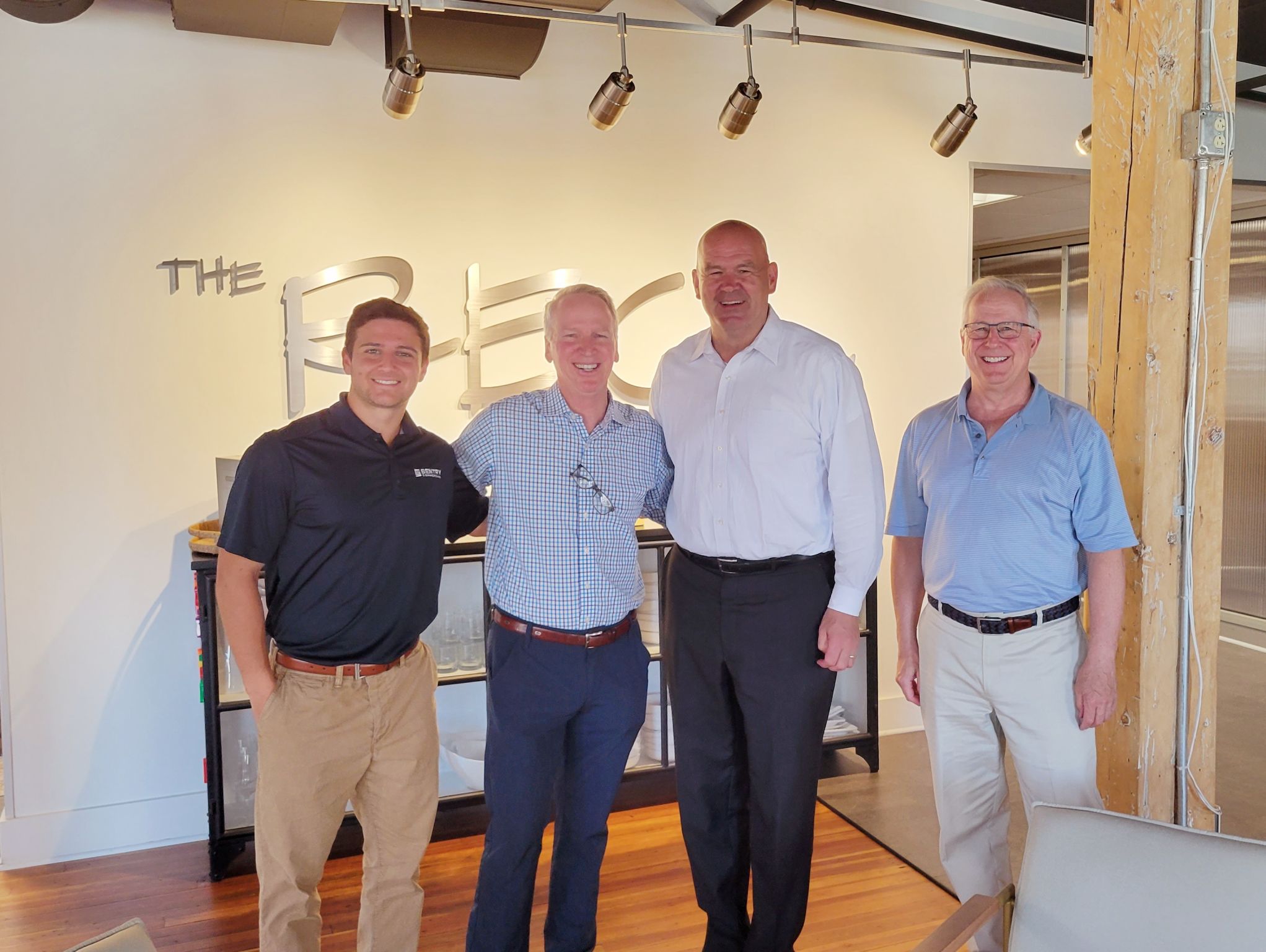 InteliGlas Corporation made a visit to The REC Hartford where they discussed their innovative product to Sentry Commercial's Larry Levere, SIOR and Nicholas Gattuso