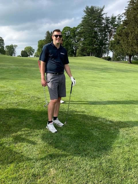 Chris Duclos Golfing