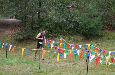 Chris Duclos Competing In The Half Ironman.