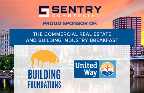 Sentry Commercial Is Proud To Be a Sponsor of THE Commercial Real Estate And Building Industry Breakfast!