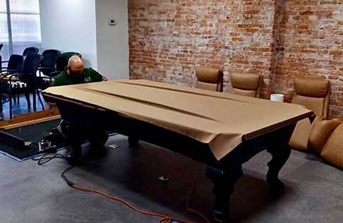 pool table at The REC