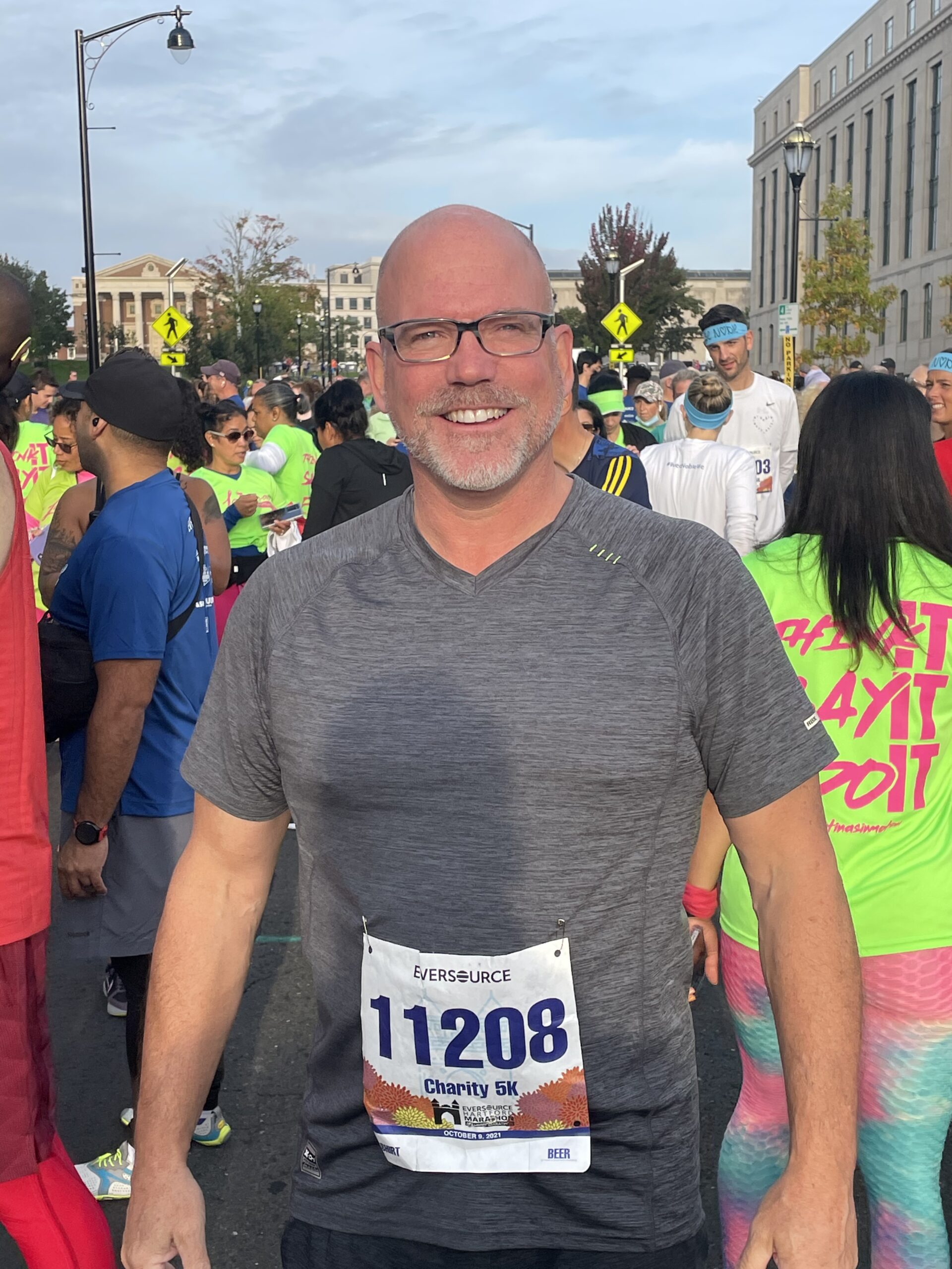 Curt At The Hartford Marathon