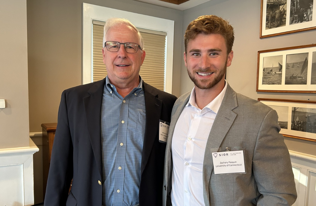 Networking at Its Finest: Zach Pasquin and Larry Levere at the SIOR CT/Western MA 3rd Quarter Meeting