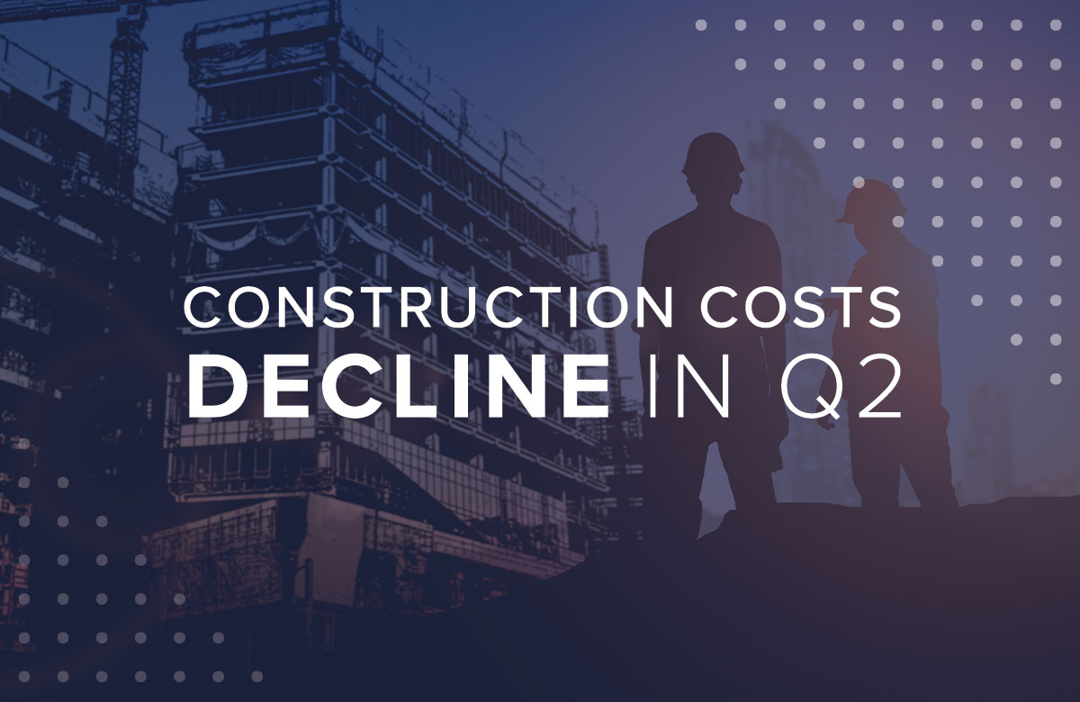 Construction Costs Decline in Q2 2020