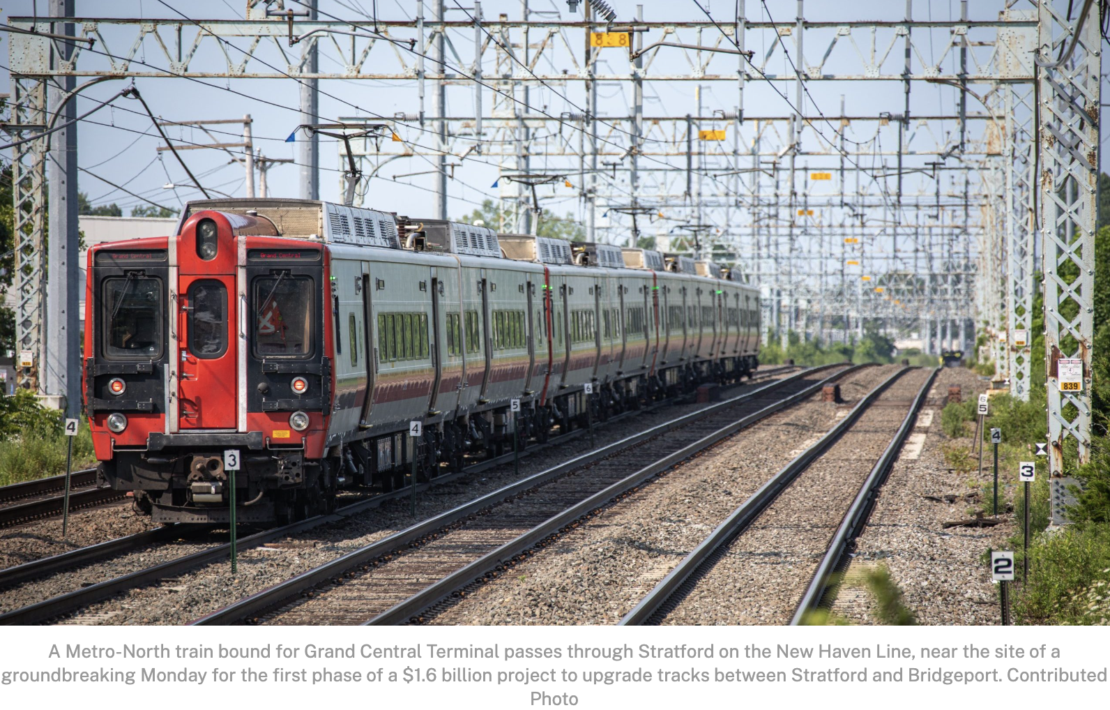 $1.6 Billion Stratford Rail Investment Aims to Improve New Haven Line Service