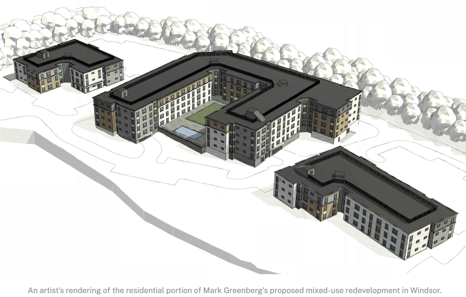 Windsor Redevelopment Plans Shift from Office Reuse to Residential Condominium Community